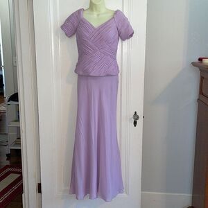 Chetta B lavender 2 piece party or special occasion outfit